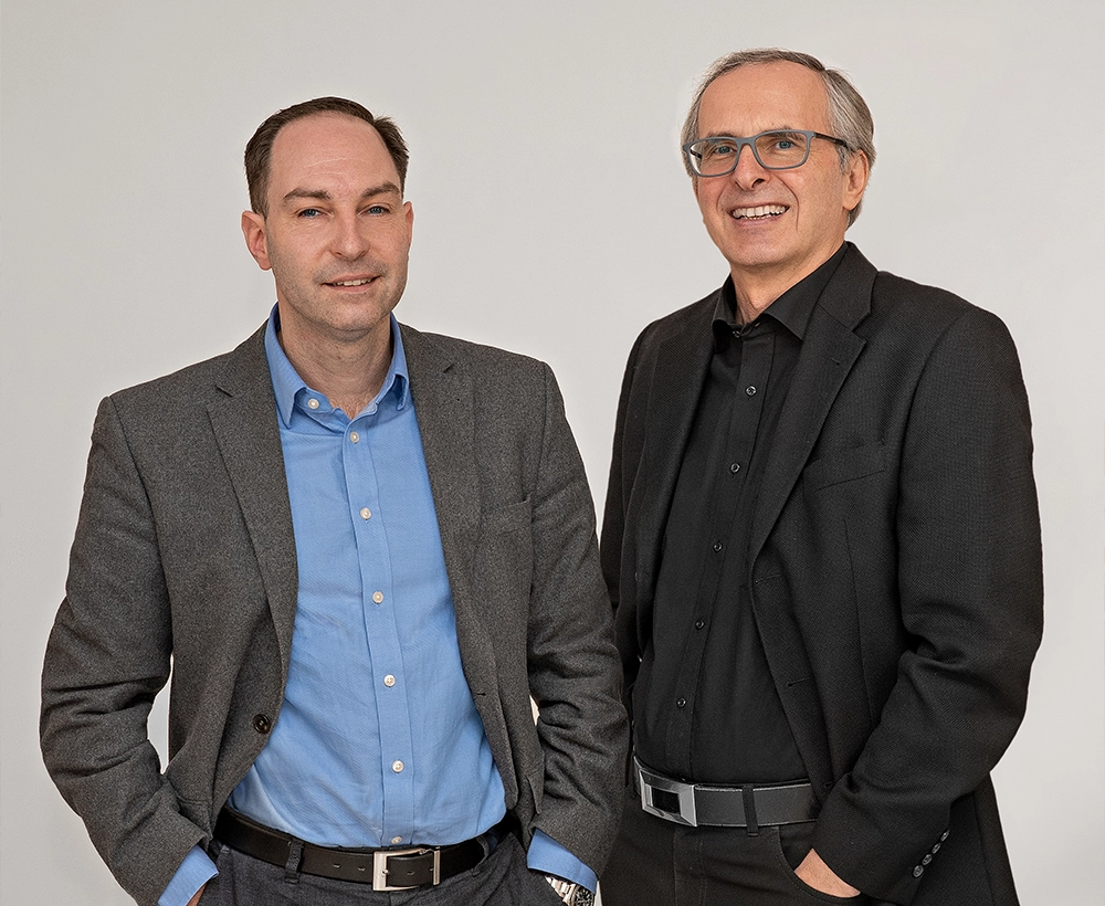 Bâtiment de l’entreprise au coucher du soleil