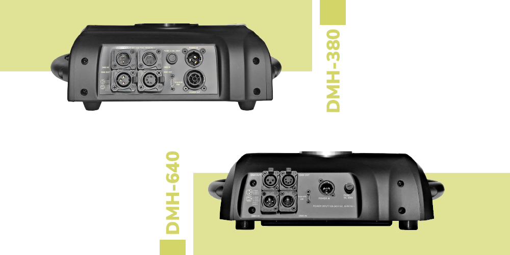 Futurelight DMH-380 and DMH-640 connections