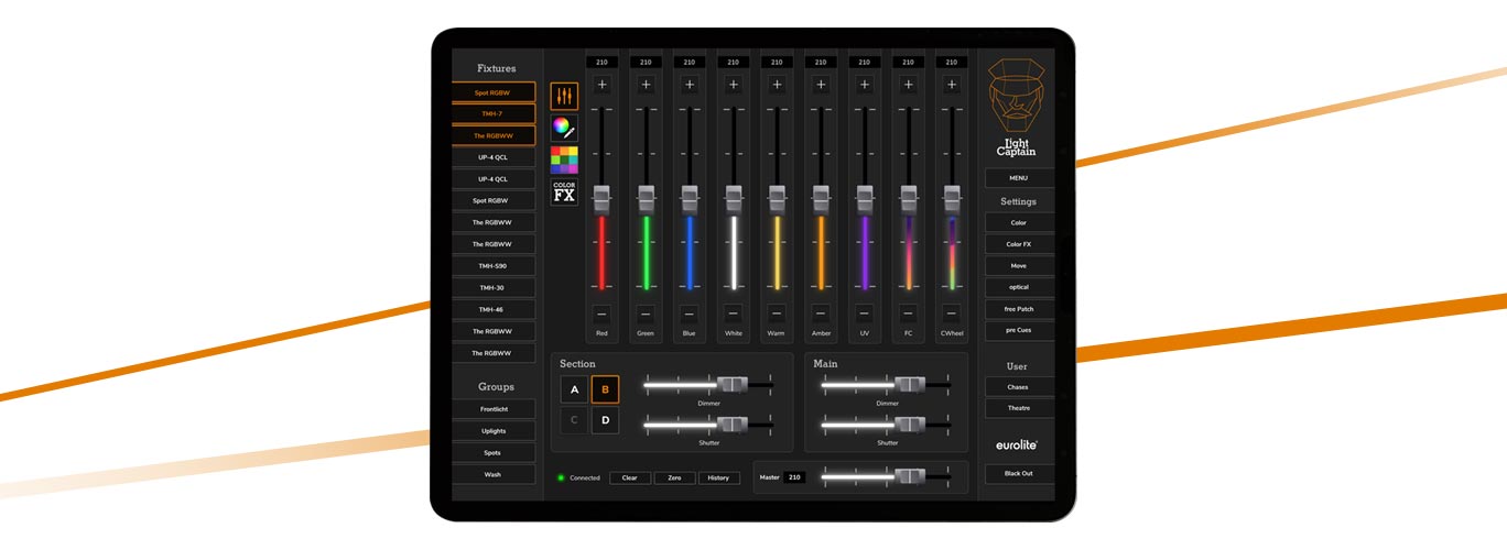 Light Captain section for beginners