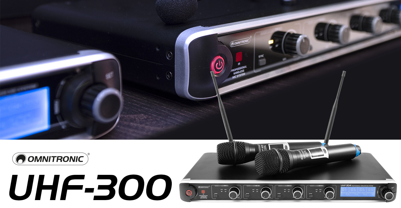 OMNITRONIC UHF-300 Titelbild