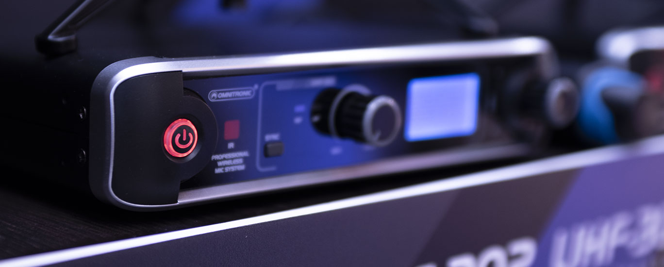 OMNITRONIC UHF-300 Nahaufnahme