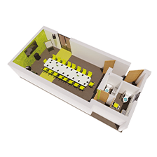 Esempio di applicazione Intusonic sala conferenze