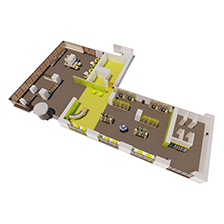 Esempio di applicazione Intusonic negozio al dettaglio