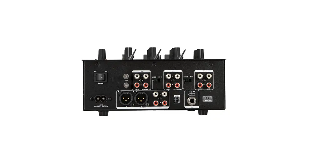 Mixer a 3 canali della serie PM OMNITRONIC