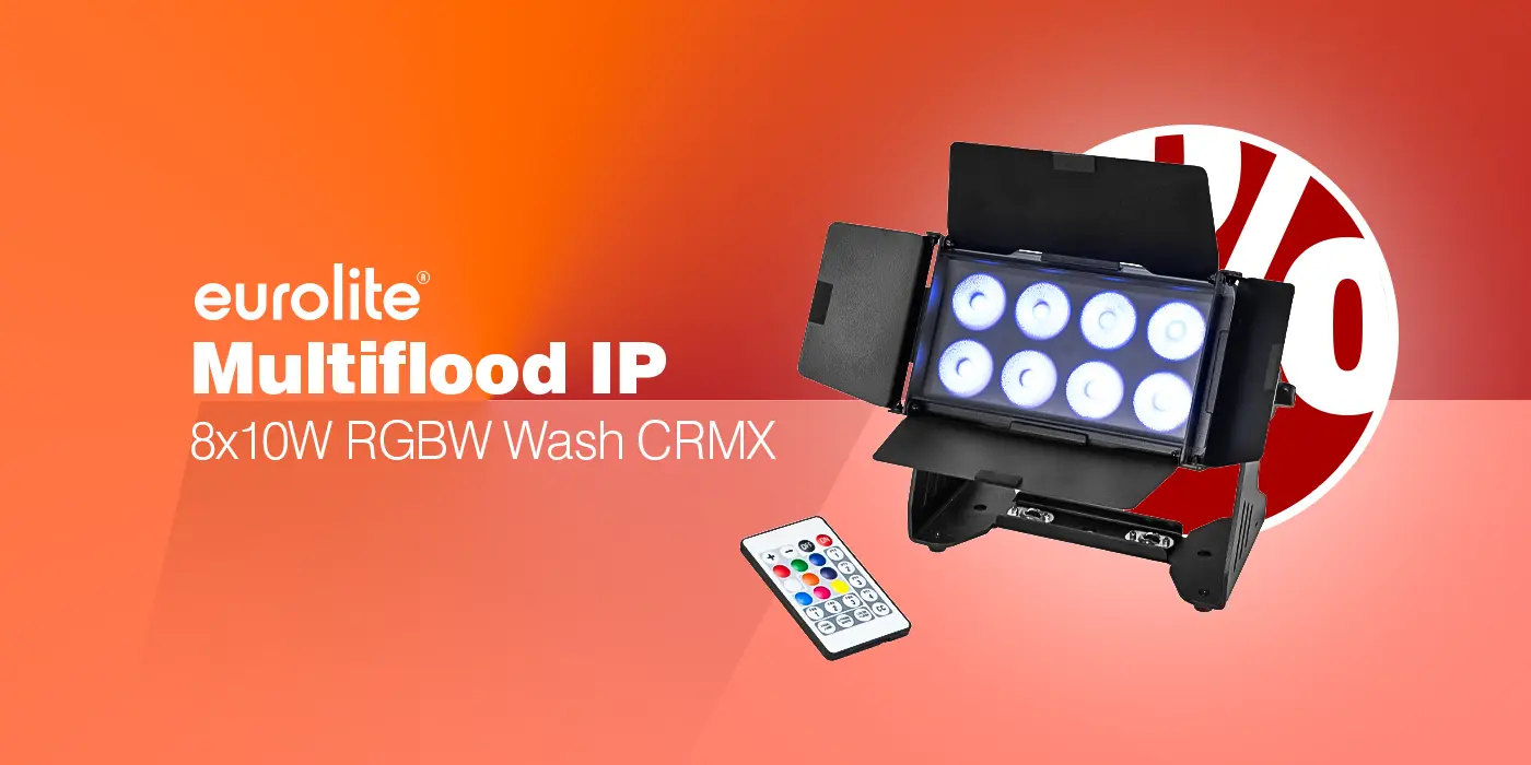 EUROLITE Multiflood IP 8x10W
